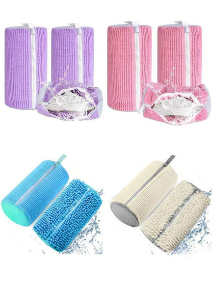 360° Shoe Cleaning Bag, Machine Washable, A Must-Have For Lazy People, Supports Hanging Drying, Suitable For All Types Of Shoes