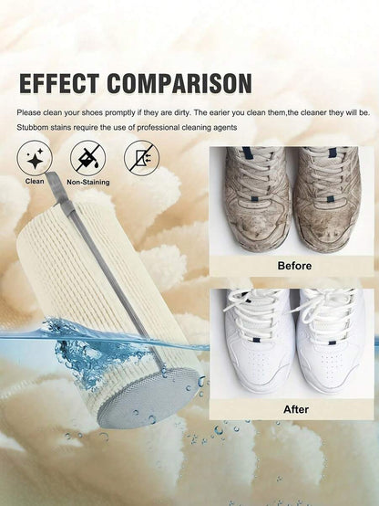 360° Shoe Cleaning Bag, Machine Washable, A Must-Have For Lazy People, Supports Hanging Drying, Suitable For All Types Of Shoes