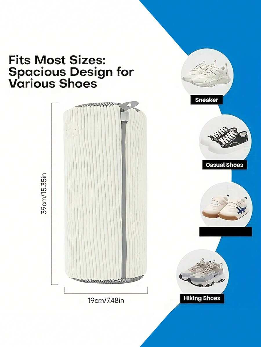 360° Shoe Cleaning Bag, Machine Washable, A Must-Have For Lazy People, Supports Hanging Drying, Suitable For All Types Of Shoes