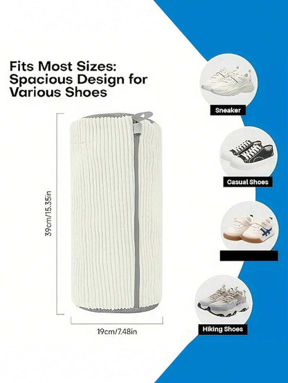 360° Shoe Cleaning Bag, Machine Washable, A Must-Have For Lazy People, Supports Hanging Drying, Suitable For All Types Of Shoes