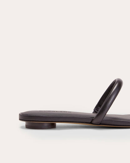 The Double Strap Sandal | Black
