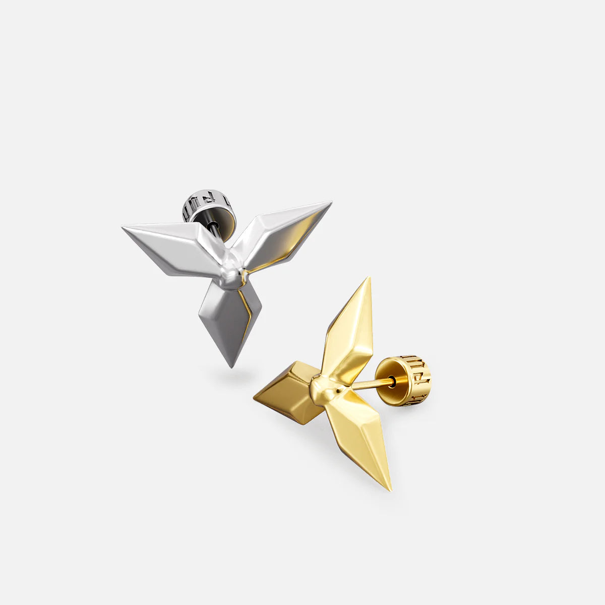 PUNK PETAL EAR STUDS