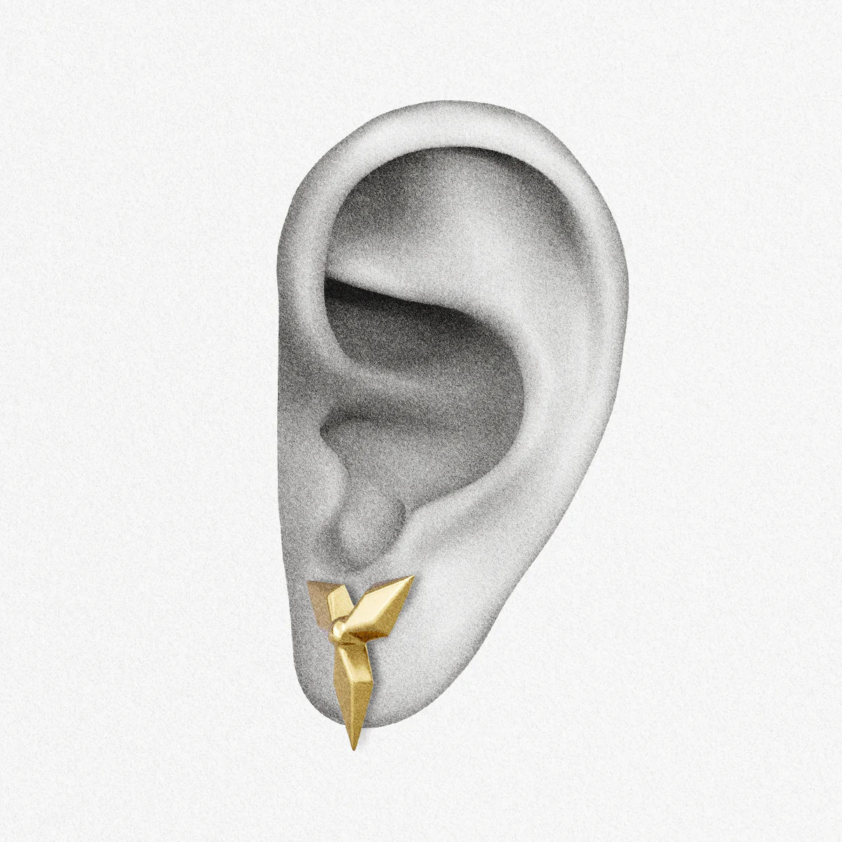 PUNK PETAL EAR STUDS