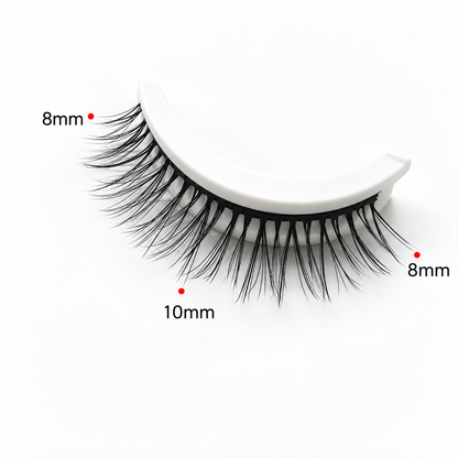 Reusable Self-Adhesive Eyelashes – No-Glue Natural False Lashes