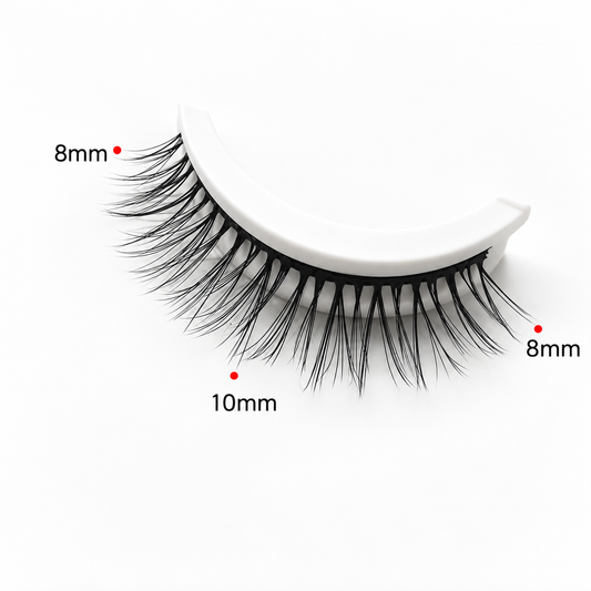 Reusable Self-Adhesive Eyelashes – No-Glue Natural False Lashes