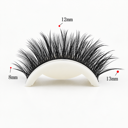 Reusable Self-Adhesive Eyelashes – No-Glue Natural False Lashes