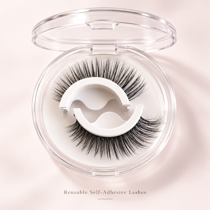 Reusable Self-Adhesive Eyelashes – No-Glue Natural False Lashes