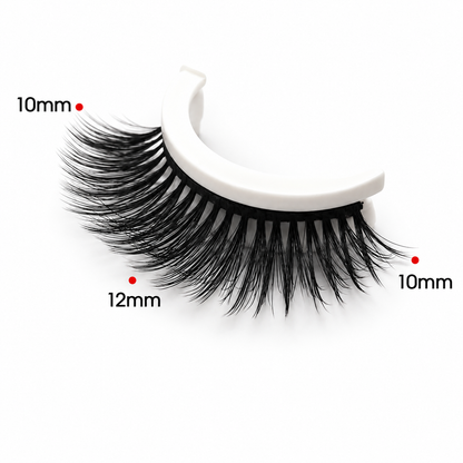 Reusable Self-Adhesive Eyelashes – No-Glue Natural False Lashes